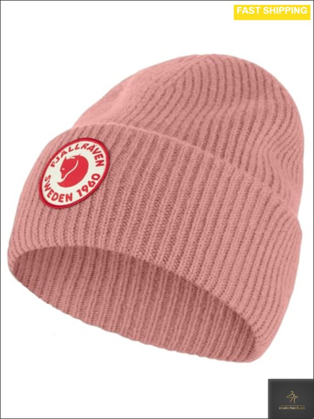 Wool Knit Beanie Hat with Folded Cuff Warm Winter Cap